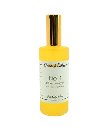 Bloom & Butter Sweet Almond Oil - Beauty Oil 100% Natural Non-Greasy with High Vitamin E - Moisturizing Cold Pressed Oil from California Almonds - Sweet Oil Multi Use for Skin Hair & Nails - 4 oz