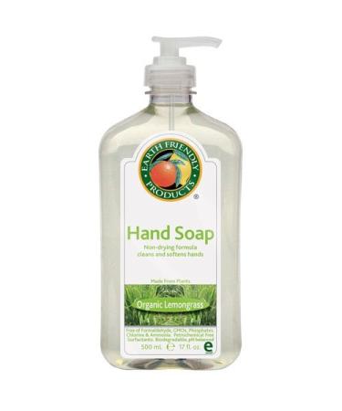 EARTH FRIENDLY SOAP HAND LIQ LEMONGRASS 17 OZ