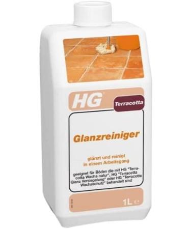 Hg Terracotta cleaner shine perfect for the regular cleaning of all cotto bows spreads a wonderfully fresh fragrance 1 l gloss cleaner
