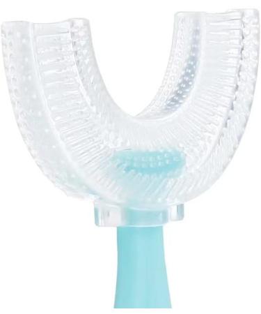 PandaEar 4-Pack U-Shaped Soft Silicone Toothbrush for Kids 2-6 & 2-Pack Baby Finger Toothbrush Set - 360 Whole Mouth Cleaning | Ages 3 Months - Buy Online on GoSupps.com