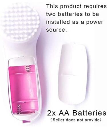 Facial Cleansing Spin Brush Set with 7 Exfoliating Heads - Rose | Complete Face Spa System for Gentle Cleansing, Deep Scrubbing, and Dead Skin Removal - Buy Online on GoSupps.com