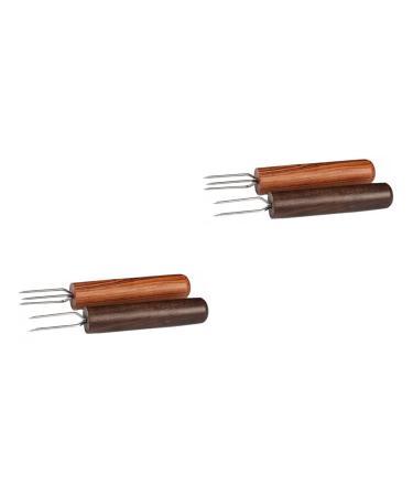 Beavorty 4 pieces of extension nail mugwort holder moxibustion stick moxibusion delivers sausage chorizo acupuncture rod Moxibusion-extension fork.