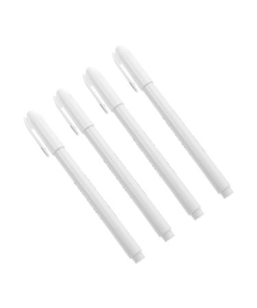 VINTORKY 4pcs Baking Pigment Pen Cakes Biscuits Edible Markers for Cookie Biscuit Marker Plastic White