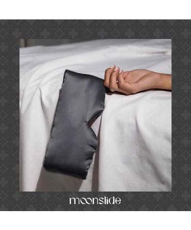 Moonslide Sleep Eye Mask - Black Full Cover, Elastic Belt Adjustment, Noise Reduction, Light-Weight - Buy Online on GoSupps.com