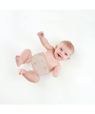 EXCEART 2Pcs Baby Belly Button Support Bands - Cotton Infant Abdomen Umbilical Cord Wrap for Colic Relief and Hernia Care - Buy Online on GoSupps.com