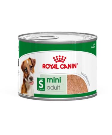 Royal Canin Mini Adult Wet Dog Food In Loaf Cans 12 x 195g