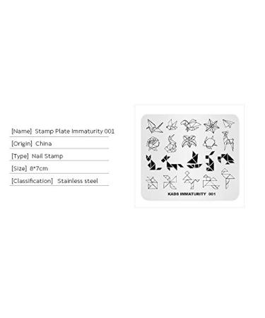 Alexnailart Chinese Style Summer Nail Art Stamping Plate - IM001 | Premium Nail Art Tools for Stunning Designs - Buy Online on GoSupps.com