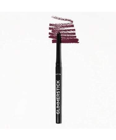  Avon Avon Glimmerstick Lip Pencil in Deep Plum infused with vitamin E for smooth application and defined lips - Buy Online on GoSupps.com