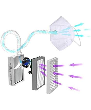 BROAD AirPro Mask: Rechargeable & Reusable Air Purifying Respirator with HEPA Filter - Buy Online on GoSupps.com