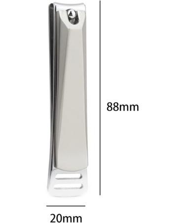 OUSIKA Nail Clippers Large Stainless Steel Nail Clippers Nail Art Tools Nail Scissors Zinc Alloy Nail Scissors Nails (Color : Silver) - Buy Online on GoSupps.com