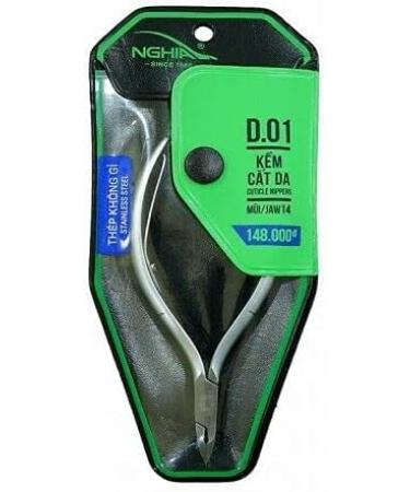 NGHIA Cuticle Nippers 16 Jaw (6.5mm) - Type #D-01 - Precision Cuticle Trimming - Buy Online on GoSupps.com