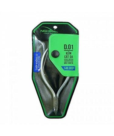 NGHIA Cuticle Nippers 16 jaw(6.5 mm) - Many Type #D-01 to #D-05V (#D-01)