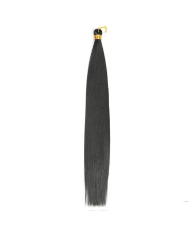 MeliSay 6 Packs Black Afro Braids - 55.9 cm EZ Braiding Long Remy Hair Extensions | Smooth Synthetic Fiber 1B - Buy Online on GoSupps.com
