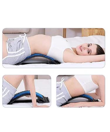 LuxiFit Back Stretcher - Lower Back Pain & Posture Correction | Sciatica Relief & Spine Decompression | Adjustable Solution for Herniated Discs - Buy Online on GoSupps.com