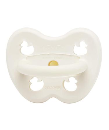 Hevea Snow White Natural Rubber Pacifier | Eco-Friendly BPA-Free & Food Contact Approved | 3-36 Months - Buy Online on GoSupps.com