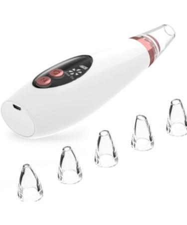 Occus Rechargeable Display Screen Blackhead Remover Removing Acne Blackhead Export Facial Cleaner Household Facial Pores Cleaner - (Color: White Rechargeable) - Buy Online on GoSupps.com