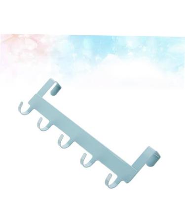Alipis 2pcs Metal Clothing Rack Towel Hooks Door Towel Rack Clothes Hooks Hook up Multifunction Row Hook Size 1x2pcs Bluex2pcs - Buy Online on GoSupps.com