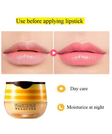 Bee Balm Honey Lip Mask Set for Hydrating and Exfoliating Lips - Buy Online on GoSupps.com
