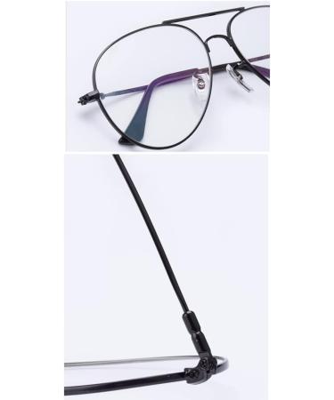 Shop Men s Retro Anti Blue Light HD Glasses - Metal Aircraft Goggles | Diopter +1.0 to +3.0 | Best for Eye Protection - Buy Online on GoSupps.com