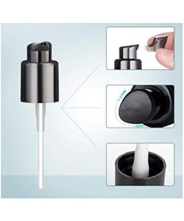 10Pcs 410/20mm Black Foundation Pump Top Plastic Replacement Cosmetic Makeup Tool with Rotate Lock and Cover for Fix Fluid Foundation Lotion Essence - Buy Online on GoSupps.com