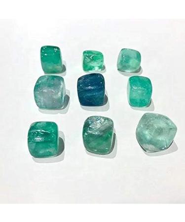 Bulk Natural Tumbled Stones Green Fluorite Cube Crystal Gemstone 10pc Obelisk - Buy Online on GoSupps.com
