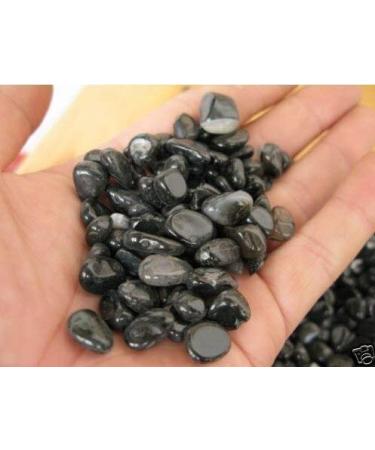 2.2 LB Natural Large Obsidian Quartz Crystal Tumbled Stone ningxiao