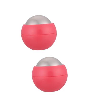 Tovinanna 2 pieces Hand massage ball yoga tools manual massage ball hot cold massage ice balls for face professional tools yoga things foot massage roller fasciitis