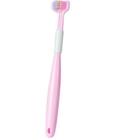 Eco-Friendly Three-Sided Children's Toothbrush - Soft Blue for Sustainable Oral Care - Buy Online on GoSupps.com