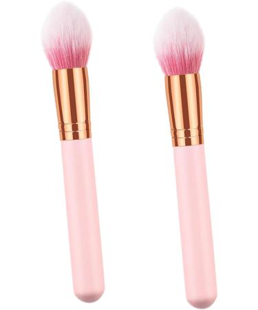 Mikinona 2pcs Cosmetics Brush Cosmetic Brush Powder Makeup Brush Makeup Brushs Makeup Powder Brush Wooden - Buy Online on GoSupps.com