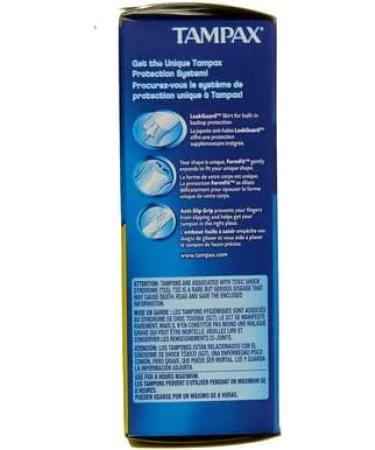 Buy Tampax Tampons with Flushable Cardboard Applicator - Regular Size - 20 ct - International Shipping Available - Buy Online on GoSupps.com