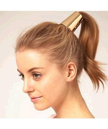 Buy Beaupretty Golden Hair Tie Ponytail Cuff - Elastic Metal Circle Hair Rope for Women & Girls | Punk Style Hair Accessories - Buy Online on GoSupps.com