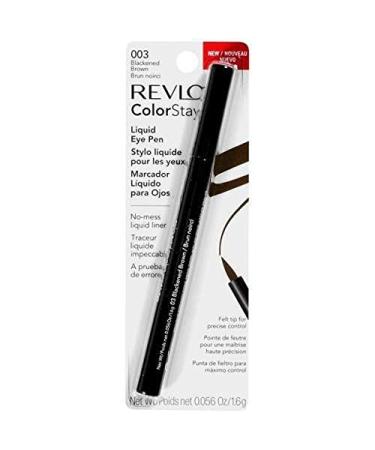 Revlon ColorStay Liquid Eye Pen  003 Blackened Brown 003 .05 oz (1.6 g)