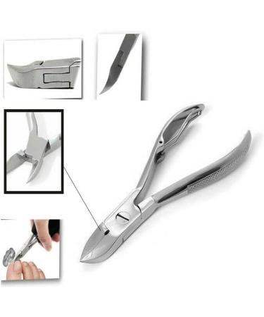 walgreen Xample Nail Toenail Clippers for Thick Ingrown Nails Nippers Cuticle Remover Scissors Cutters Heavy Duty Stainless Steel Silver - Buy Online on GoSupps.com