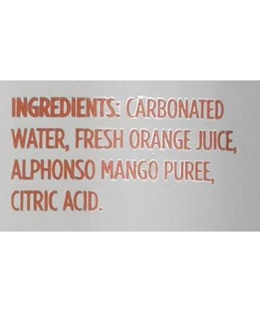 Spindrift Orange Mango Seltzer - 12 fl oz | Refreshing Natural Flavors - Buy Online on GoSupps.com