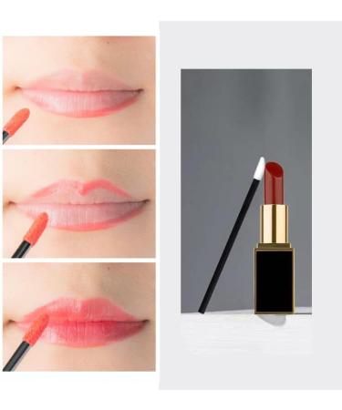 100 disposable lip brushes lip brush disposable lip brush applicator lip brush perfect makeup kit black - Buy Online on GoSupps.com