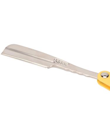 Premium Straight Edge Razor for Men - Manual Hair Cutting Trimmer & Gradient Blade for Eyebrows & Beards - Silver - Buy Online on GoSupps.com