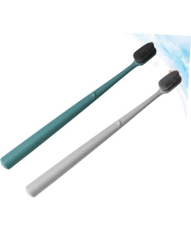 Partykindom Portable Soft Toothbrush Set - 4 Reusable Mouthwear Brushes for Adults with Bracket | Ideal Manual Oral Care - Buy Online on GoSupps.com