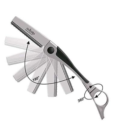 E -WAKIP Swing Razor - silver -colored