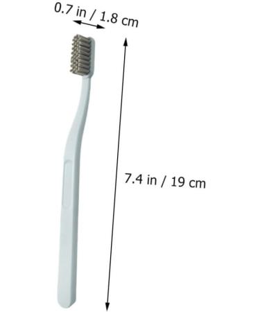 Gogogmy 6-Piece Oral Care Set - Stiff Brush Tooth Stain Remover & Hard Hair Toothbrushes for Effective Mouth Cleaning - Portable Dental Hygiene Solutions - Buy Online on GoSupps.com