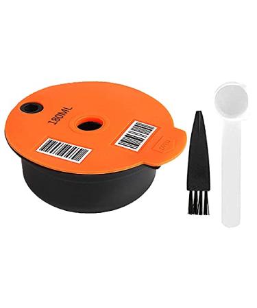 Pyanegn Reusable Coffee Capsules, Compatible with -S Machines, Refillable Coffee Pods with Coffee Filter 180ML