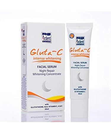New GlutaC Intense Whitening Facial Serum Night Repair Whitening Concentrate 30 ml