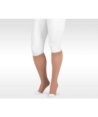 Juzo Dynamic Varin 3511 20-30mmhg Knee-High Open Toe Compression Stocking 2 (II) Regular Beige