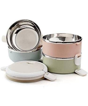 Spill Proof Stainless Steel Pet Travel Bowl - 4 Layer Portable Water and Food Storage Container with Handle for Outdoor Traveling - Buy Online on GoSupps.com