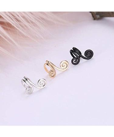 Zunis Acupressure Slimming Earrings Non Piercing Acupressure Earrings for Weight Loss Acupressure Slimming Earrings Ear Cuff Clip for Women Men (1Pair Silver) - Buy Online on GoSupps.com