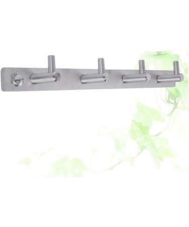 Alipis 304 Hooks Stainless Duty Heavy Hanger Coat Steel Clothes Hook with Towel Rack Bathroom European medium As Shown - Buy Online on GoSupps.com