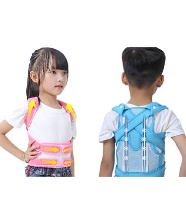 Back Posture Corrector for Kids - Adjustable Spinal Brace & Support for Improved Posture - Pink | Child Slouching Correction - Buy Online on GoSupps.com
