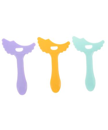 FOMIYES 3 Pcs Tools Eyeshadow Silicone Eyeliner Stencils Eye Makeup Tool Eye Shadow Applicator Multifunction