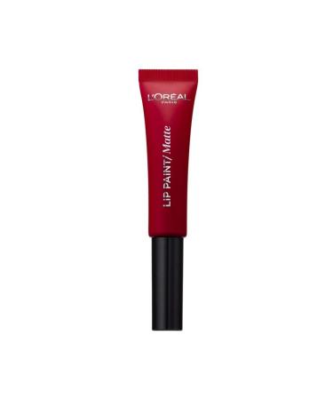L'Oreal Paris Matte Lipstick Infaillible Lip Paint Matte - 205 Apocalypse Red - Lip Make-up