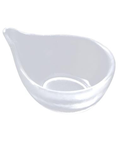 Beaupretty Glass Facial Mud Bowl Facial DIY Mask Mixing Essential Oil Bowl Cosmetic Beauty Tool Esthetician Supplies for Home Salon 9.5x9cm Transparent