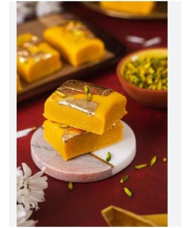 Festival Special Premium (Mango Barfi 250g) Delicious Indian Traditional Sweets To Sweeten Up Your Celebration Best Gift For All Occasions Marriage Diwali Holi - Buy Online on GoSupps.com